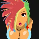 Humanized rainbow dash