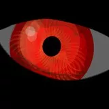 Red Human eye