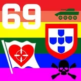 Gay flag 69  