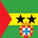 Bandeira de S.tomé e principe  armas reais de Portugal