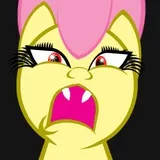 Fluttershy Vampire Barefangs