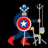 Captain America Retired 