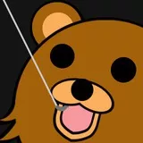 そんな餌に釣られクマー！