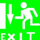 Exit sign