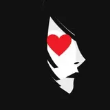 目がハートな子