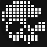 Pixel skull