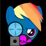 Rainbow Dash Sniper Masked