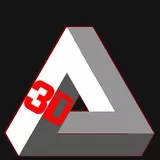 3D triangle platoon emblem