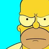 homer simpson green