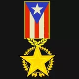 Puertorican Flag Medal