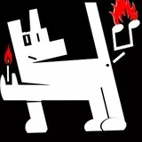 MAMBO Farting dog v2 red