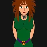 Devushka V6 Zelenoe plate