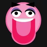 Pink Fluffy Unicorn Dancing on Rainbow