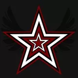 red-white-black Star