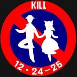 クリスマス規制標識