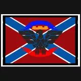 Novorossiya War flag with emblem