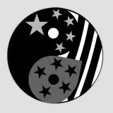 B/W US-China Yin Yang 