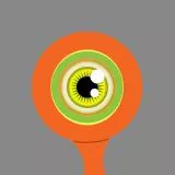 Orange Alien Eye
