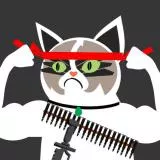 grumpy cat - rambo