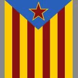 Estelada Socors Català (Catalan Aid Flag)