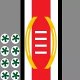 Ohio State Helmet Stripe w/ CFP Trophy