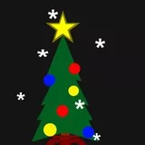 Christmas Tree With Snow