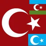 Türkiye & Azerbaycan & Türkmen Bayrak- Turkey & Azerbaijan & Turkmens Flag 