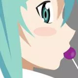 Anime girl Credit to Kuro_Koma_P who made the original