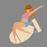 Bombshell on a bomb!