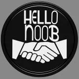label hello noob