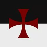 crusader knight flag cross