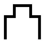 城の地図記号(Japanese map symbol : Castle)