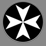 Knights Hospitaller cross (round shield)