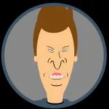 beavis and butthead badge