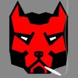 R3D DOG EMBLEM 420,red dog