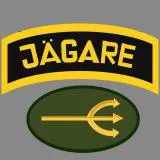 Svensk Jägarbåge samt utbildningstecken Kustjägare