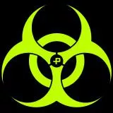 Simple biohazard logo