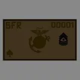 5th Force Reconnaissance Company ZAP Patch, First Sergeant